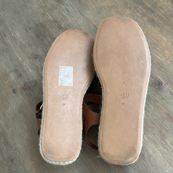 H&M Platform Espadrille Sandals EU 38 - Picture 10 of 16